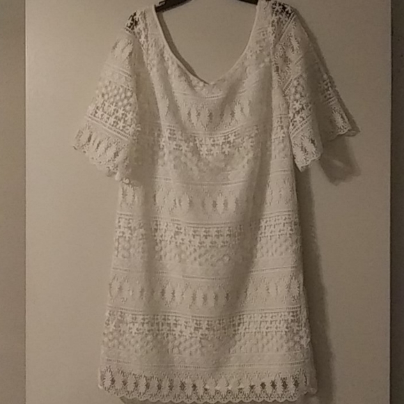 White See Us Soon crocheted dress - Picture 2 of 4